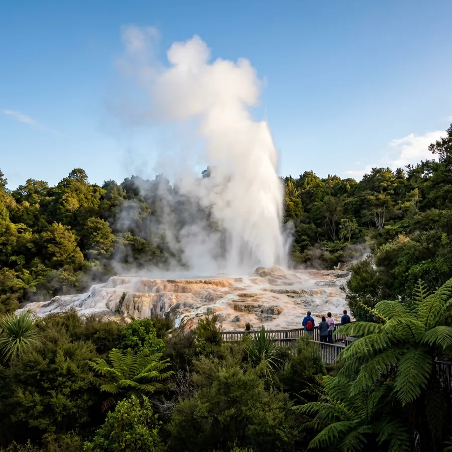 Geyser Pohutu, Te Puia
