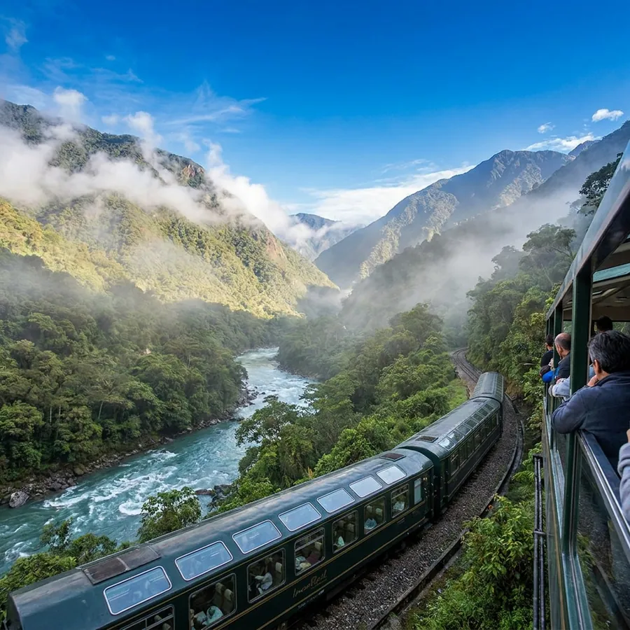 Train through the Sacred Valley